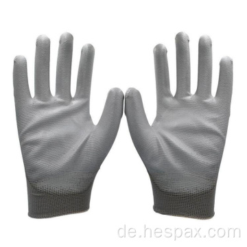 Hespax 13Gauge Nylon PU -Schutzhandschuhe Konstruktion